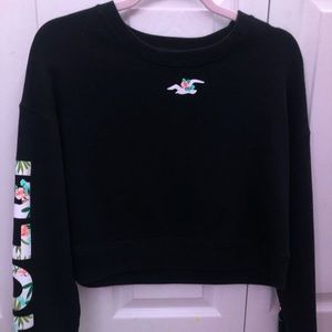 Hollister long sleeve crop top